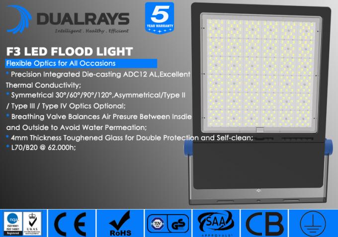 Υπαίθριος προβολέας 1 ασφάλειας IP65 50W 120LPW οδηγημένος SMD3030