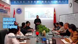 Βιομηχανικές λύσεις φωτισμού DUALRAYS LED