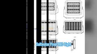 Φωτιστικό LED θαλάσσης 200W Αντιδιαβρωτικό