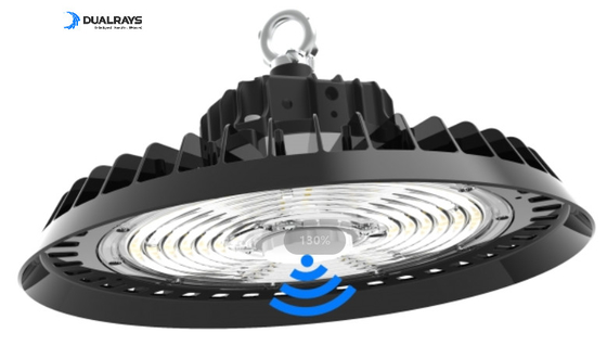 5 έτη ελεύθερης εξουσιοδότησης 200 W UFO των οδηγήσεων υψηλά CB SAA TUV GS CE κόλπων ελαφριά με τον αισθητήρα φωτός της ημέρας για την αποθήκη εμπορευμάτων και το εργαστήριο