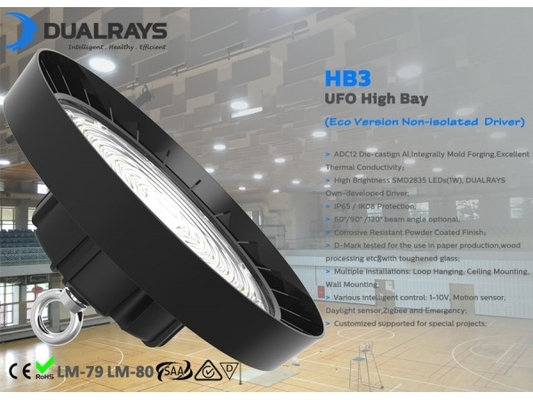 Υψηλός κόλπος ελαφριά IP 65 2020 UFO ειδικό πρόγραμμα υποστήριξης με το ΓΆΙΔΑΡΟ CB CE για τις εγκαταστάσεις