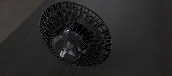 150W 140LPW υψηλής δύναμης των οδηγήσεων υψηλός κόλπων φωτισμός IP66 αποθηκών εμπορευμάτων φω'των βιομηχανικός
