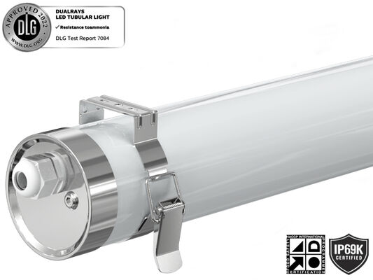 τρι φως απόδειξης των οδηγήσεων 5ft 50W IP69K IK10 για το φωτισμό αποθήκευσης