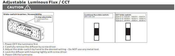 Bulk Head LED Porch Light 8W με 3CCT και Δυνατότητα Εναλλαγής