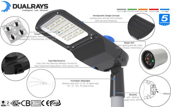 Φωτεινός σηματοδότης SMD5050 CRI 80Ra των οδηγήσεων αποταμίευσης δύναμης για την περιοχή φόρτωσης