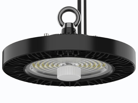 Nederland Warehouse 5 Χρόνια Εγγύηση 5000K 190LPW Φακός PC IP65 IK08 100W 120W 150W Factory DUALRAYS LIGHTING HB4H UFO LED High Bay Light
