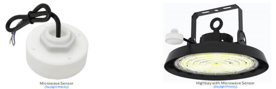 DUALRAYS LIGHTING HB5 All-in-One 240W LED UFO High Bay Light 3 CCT &amp; Ρυθμιζόμενη ισχύς IP65 0-10V Ρυθμιζόμενο φως αποθήκης με αισθητήρα Plug-and-Play