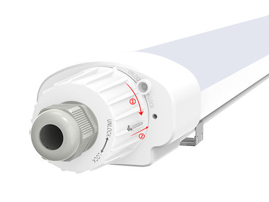 Τρι απόδειξη ελαφρύ IP66 IK10 1 των οδηγήσεων σειράς 20W 2ft Dualrays D2 στη λειτουργία εξασθένισης 10VDC ΔΆΛΙ Zigbee προαιρετική