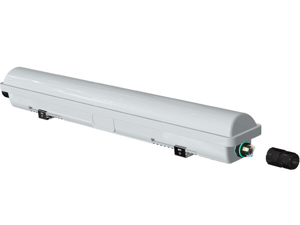 Φωτιστικό D1 LED ανθεκτικό στην υγρασία 20W - 60W 160LPW Κλειστό και μη αποσυναρμολογούμενο φωτιστικό που αντιστέκεται στη σκόνη, την υγρασία και το πλύσιμο με νερό που εκτοξεύεται έως και 80°C