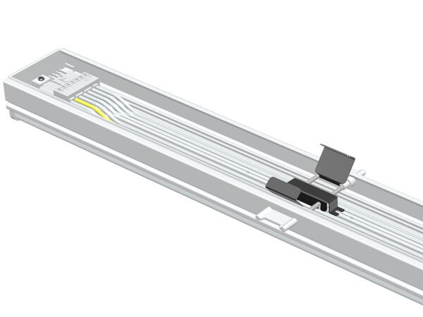 Κλικ-γρήγορη 75W DIP Switchable Universal LED Linear Retrofit Light Module με 160LPW για αντικατάσταση φθορισμού T5/T8 με 3-φασικό διακόπτη DALI Dimming και λειτουργίες έκτακτης ανάγκης
