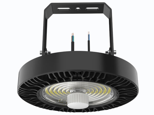 Φακός υπολογιστή 190LPW 5 χρόνια Εγγύηση IP65 IK08 6500K Εργοστασιακή αποθήκη DUALRAYS LIGHTING HB4H UFO LED High Bay Light
