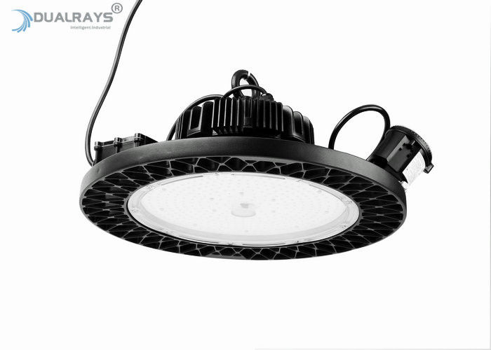 140LM/W 240W UFO ελαφρύς IP66 PMMA των οδηγήσεων ο υψηλός φακός 3030 κόλπων πελεκά 5 έτη εξουσιοδότησης