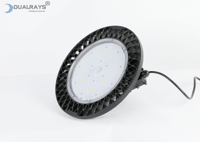 Βιομηχανική 100W UFO ελαφριά 140LPW των οδηγήσεων υψηλή κόλπων αποθήκη εμπορευμάτων εφαρμογής αποδοτικότητας εσωτερική στις Κάτω Χώρες