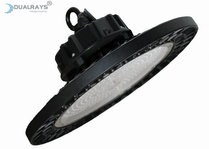 140LPW υψηλός κόλπος 200w UFO των οδηγήσεων αργιλίου σφυρηλατημένων κομματιών φορμών ανθεκτικός για το πρόγραμμα