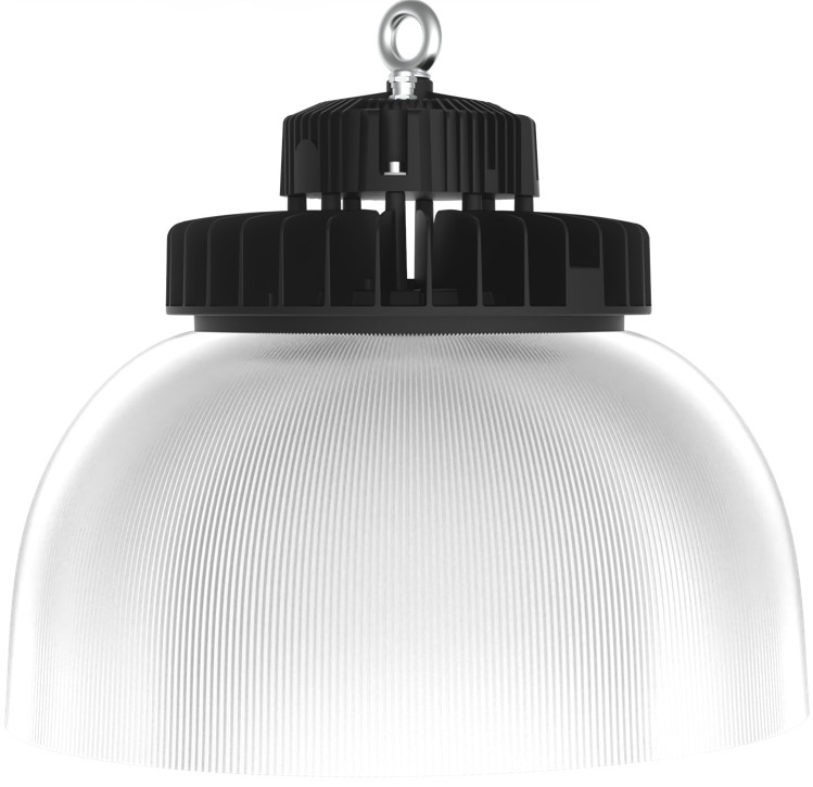 Υψηλή κόλπων των οδηγήσεων αργιλίου 150W UFO ρίψεων κύβων Dualrays κάλυψη PC ελαφριών προσαρτημάτων άσπρη