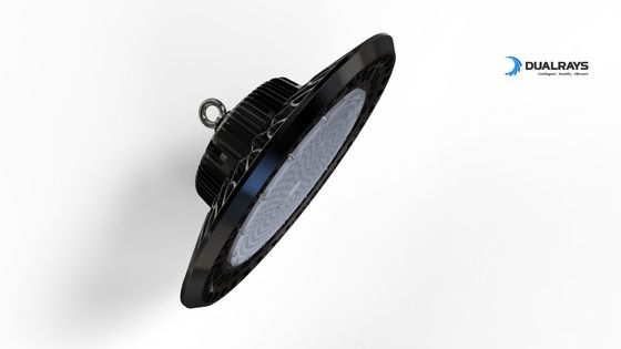 SMD3030 UFO ελαφρύς 100W IP65 140LPW των οδηγήσεων υψηλός οπτικός φακός κόλπων 5 έτη εξουσιοδότησης
