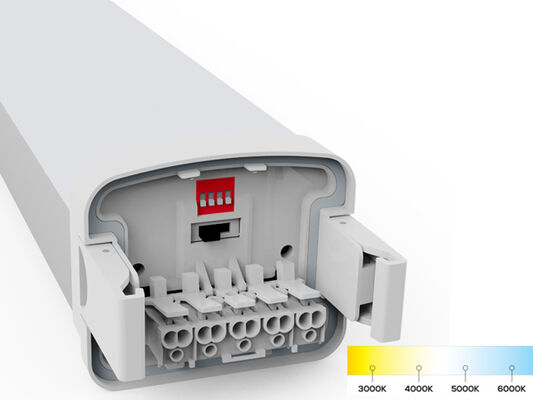 Αδιάβροχο φωτιστικό LED D5 με επιλογή ισχύος μέσω DIP Switch και 3CCT, 3/5*1.5/2.5mm2 Δυνατότητα καλωδίωσης