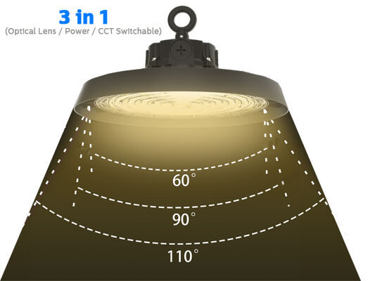 Dualrays 200W HB5 κλονισμού ελαφρύ IP65 απόδειξης UFO υψηλό CE RoHS Cert κόλπων για τη δημόσια και βιομηχανική εφαρμογή